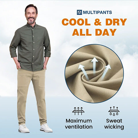 MultiPants – High Stretch Multi-pocket Durable Cargo Pants